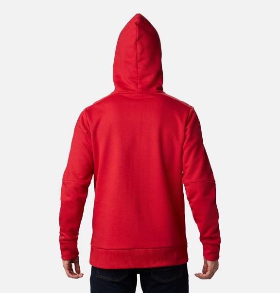 Columbia Lodge Hoodies Red For Men's NZ12540 New Zealand